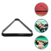 Billiard Balls Holder Stand Mini Organizer Table Pool Rack Storage Retro Style Triangle Frame Child 5