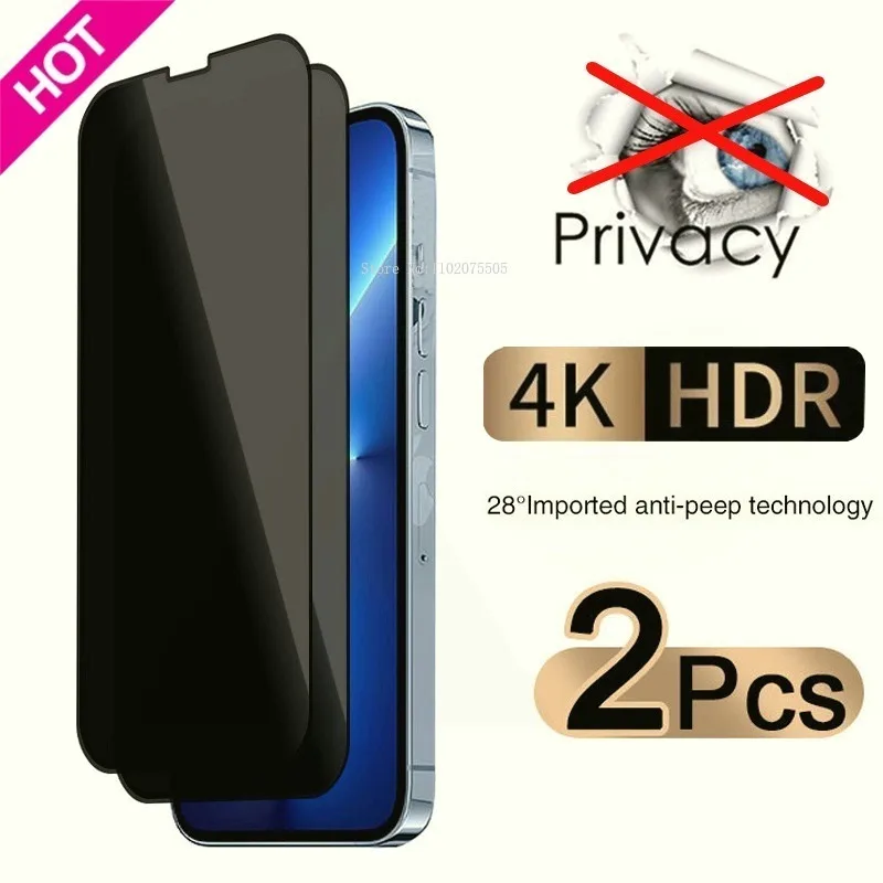 

Защитное стекло, закаленное стекло для iPhone 14 Pro Max 11 Pro 12 13 Mini 15 Plus XR XS Max 7 8 Plus, 2 шт.