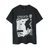 American High Street ERD Melancholy Rich Second Generation Retro Printing Short Sleeve Summer Loose Casual Trend Couple T-shirt 4