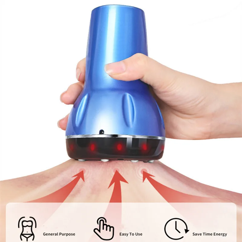 Electric Cupping Therapy Massager Suction Cups Body Massager Anti Cellulite Suction Cup Physiotherapy Jars Gua Sha Fat Burner 5