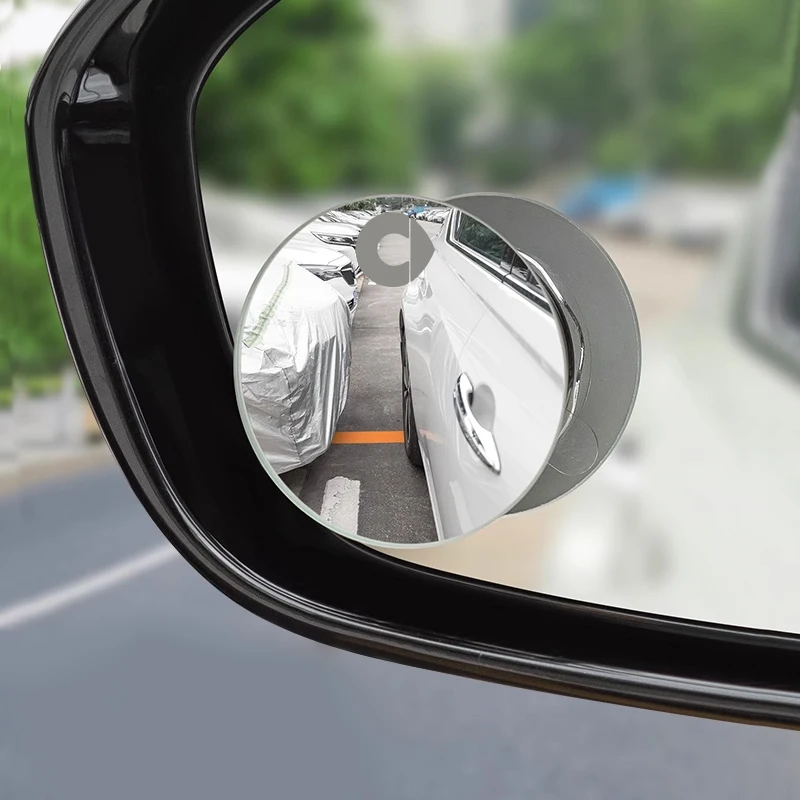 Car Rearview Rain Eyebrow 2pcs Small Round Mirror for Smart Fortwo Forfour453 451 450
