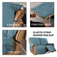 1 2 3 Seat Recliner Sofa Cover Pet Dog Kid Sofa Mat Solid Color Sofa Covers Relax Lounger Slipcovers Couch Towel Armchair Covers 2