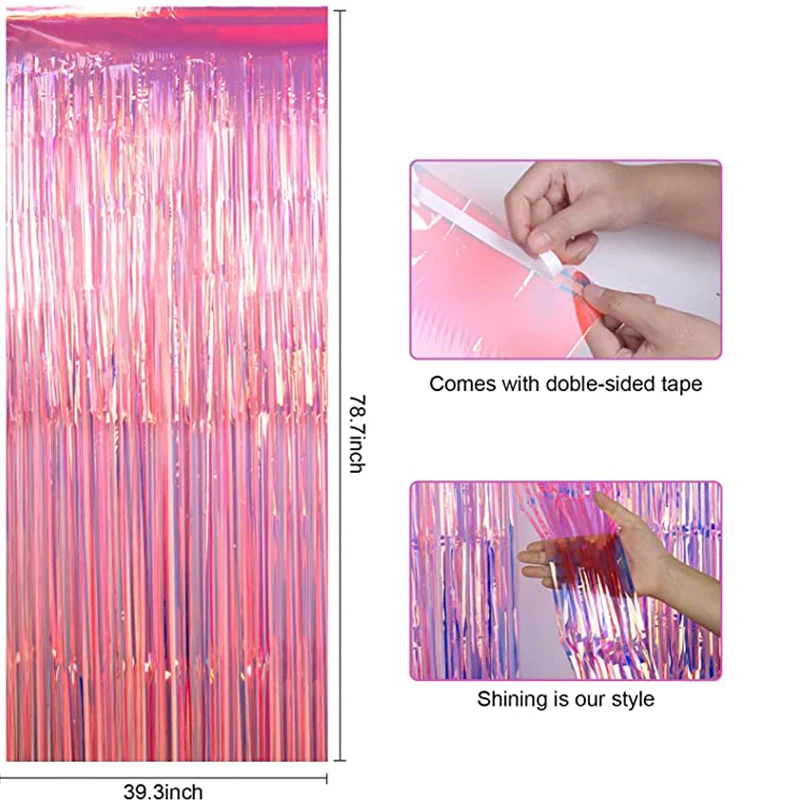 Cheerland Décorations De Fête Irisées Holographique à Paillettes - Décoration D'anniversaire Sur Le Thème Céleste De La Galaxie - Pour Remise De Diplôme, Nouvel An, Noël