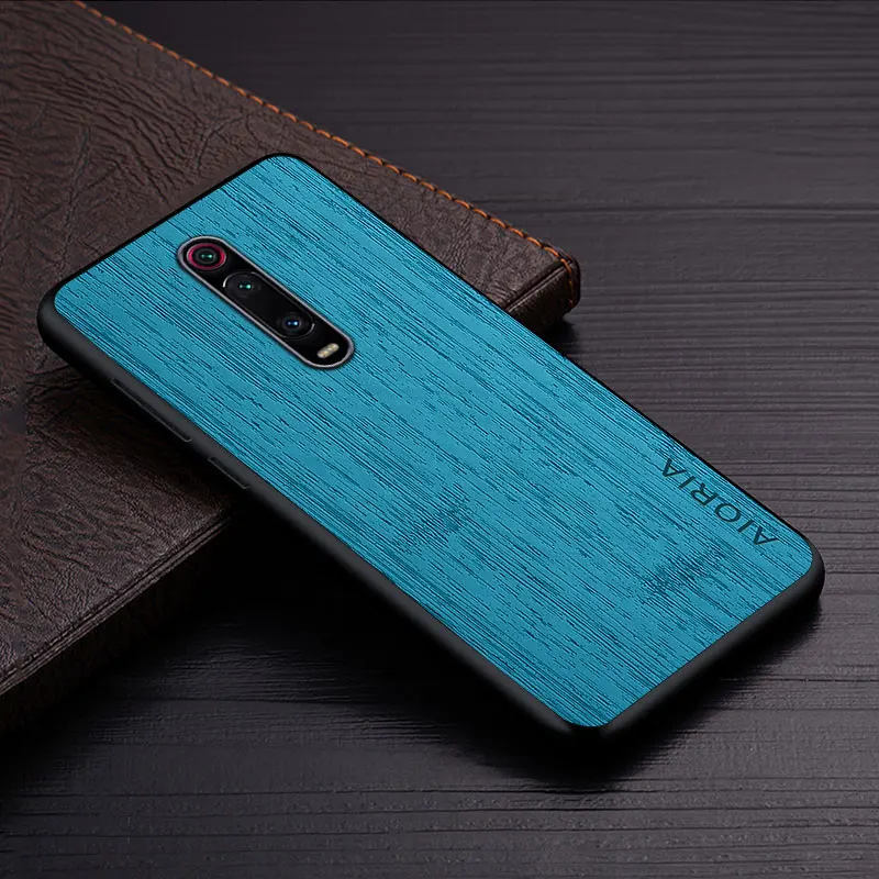 Luxury Bamboo Wood Pattern Leather Case - Premium Cover
