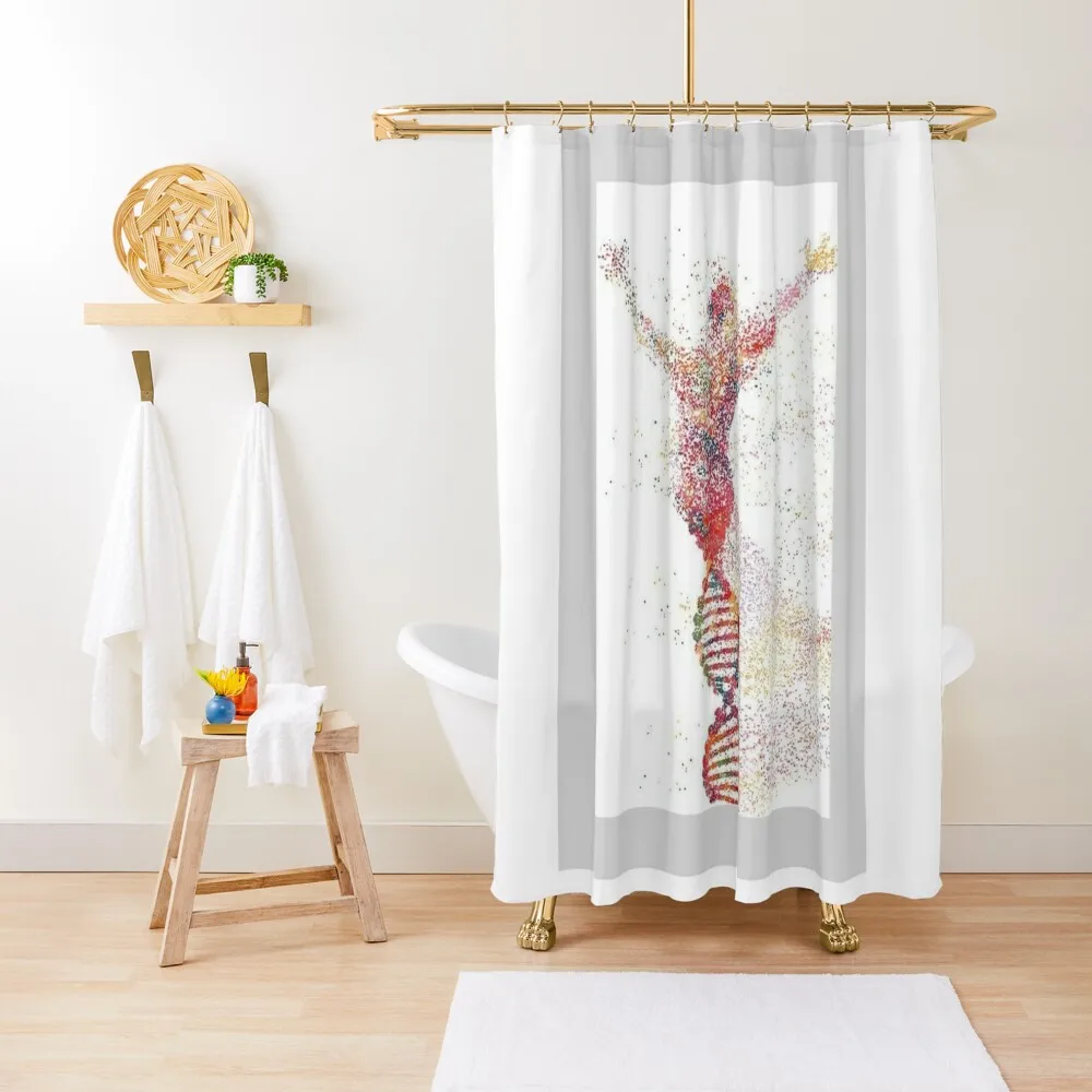 

Human DNA Shower Curtain Bathroom Decor Shower For Bathroom Set Curtain