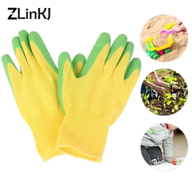 Kids Protective Gloves Durable Waterproof Garden Gloves Children Anti Bite Cut Collect Seashells Protector Planting Work Gadget 3