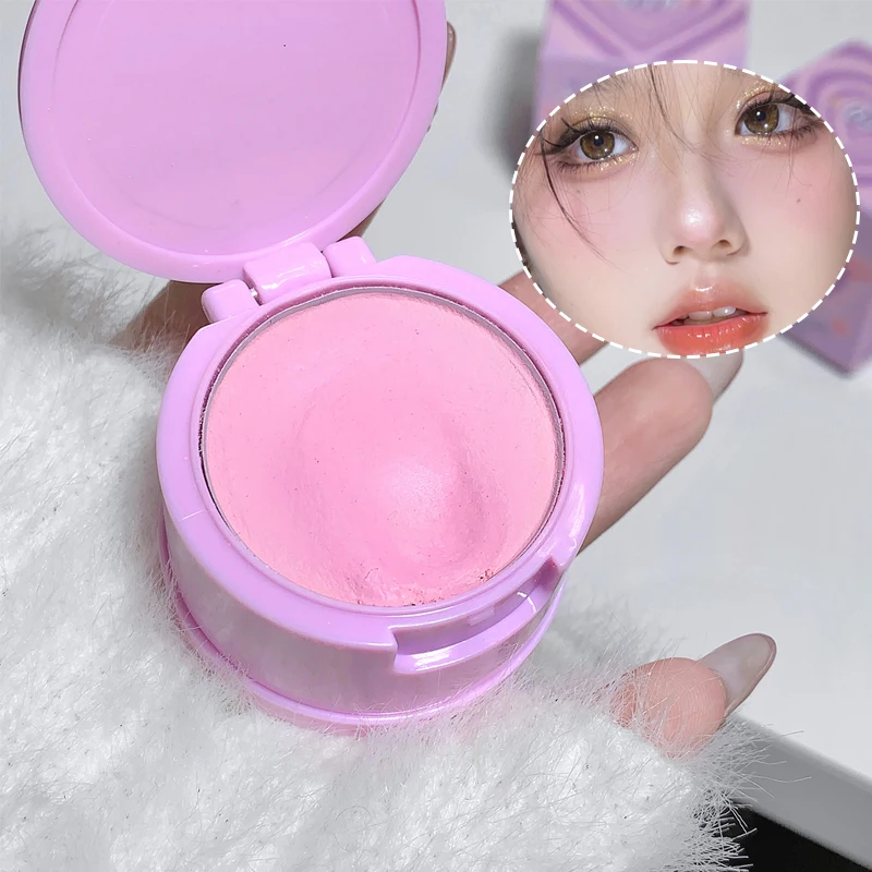 Powder Blusher Gege bear Bang Bang Soft Fog Powder Blusher Matte Fog Surface Naturally Lift Air Swell Color Tender Makeup Rouge
