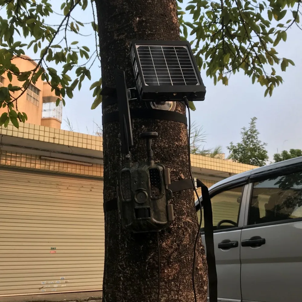 Hunting Cameras Solar Panel 10000mah Capacity Battery 6V 9V 12V Solar Charger External Power for trail cameras