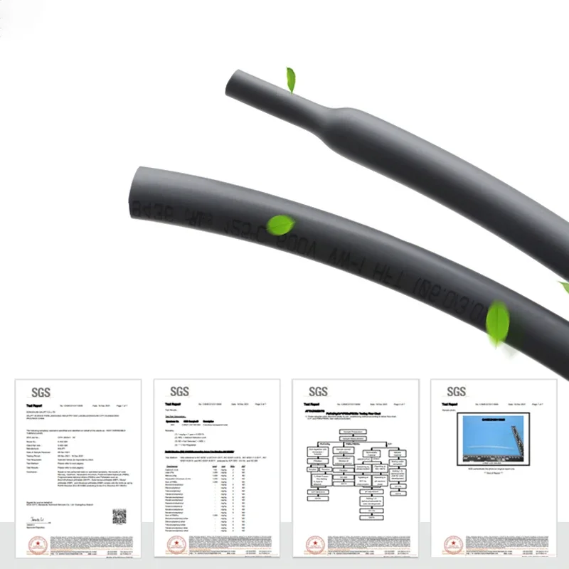 Heat Shrink Tubing Heat Shrink Tube Cable Sleeve Heat Shrink Cable Sleeve Protective Sleeve 1~10m Heat Shrink Tube 2:1 Grey Dia 1 2 3 4 5 6 7 8 9 10 12 14 16 20 25 30 40 50mm Polyolefin Thermal Cable Sleeve Insulated