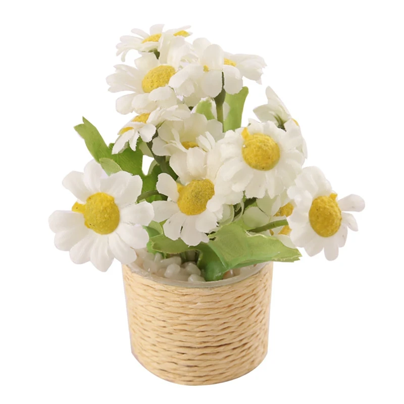 

Лидер продаж 2023, Миниатюрные аксессуары для кукольного домика 1:12-1/6 дюймов, модель цветочного растения, украшение для микро-сцены