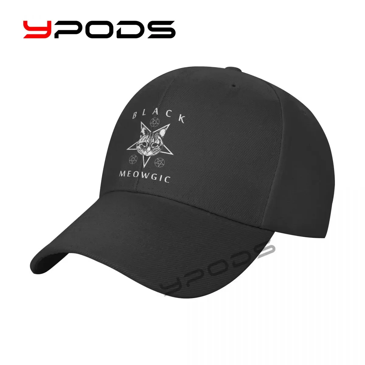 

Plain Solid Color Baseball Caps Black Meowgic Multicolor Men Women Visor Hat Adjustable Casual Sports Hats