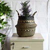 WHISM Bohemia Folding Storage Basket Bathroom Baby Laundry Basket Large Decorative Wicker Baskets Picnic Storage Basket for Toys 4