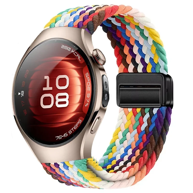 Magnetic Braided Nylon Strap Bracelet - 20mm/22mm