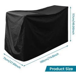 Universal Waterproof Outdoor Protective Cover for Motorcycles, Scooters, and Bicycles (190x71x117cm)