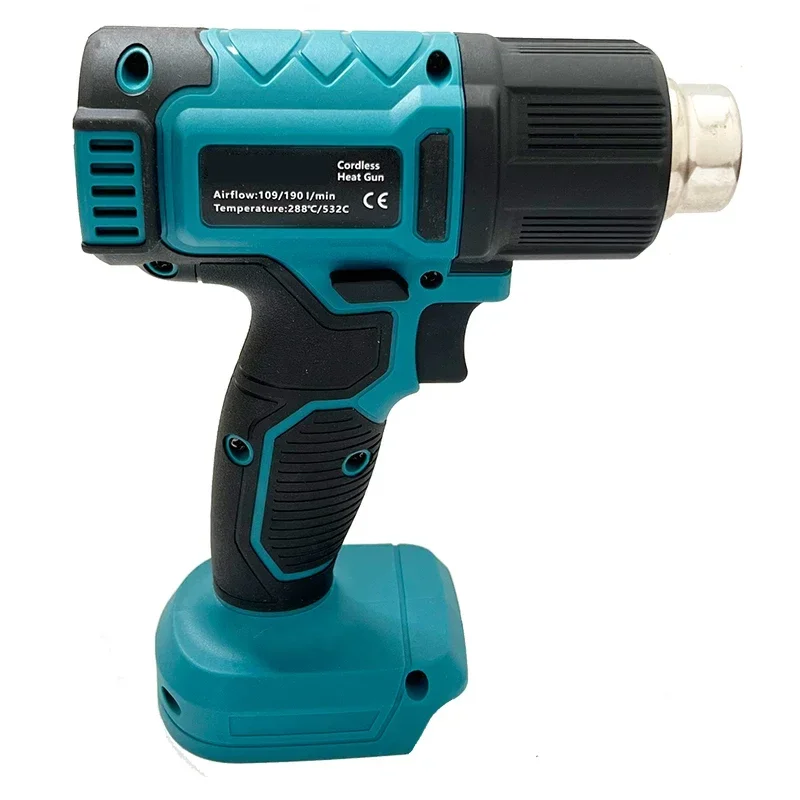 Cordless Heat Gun Hot Air Gun Industrial Handheld Electric for Makita 18V Battery Adjustable Temperatures