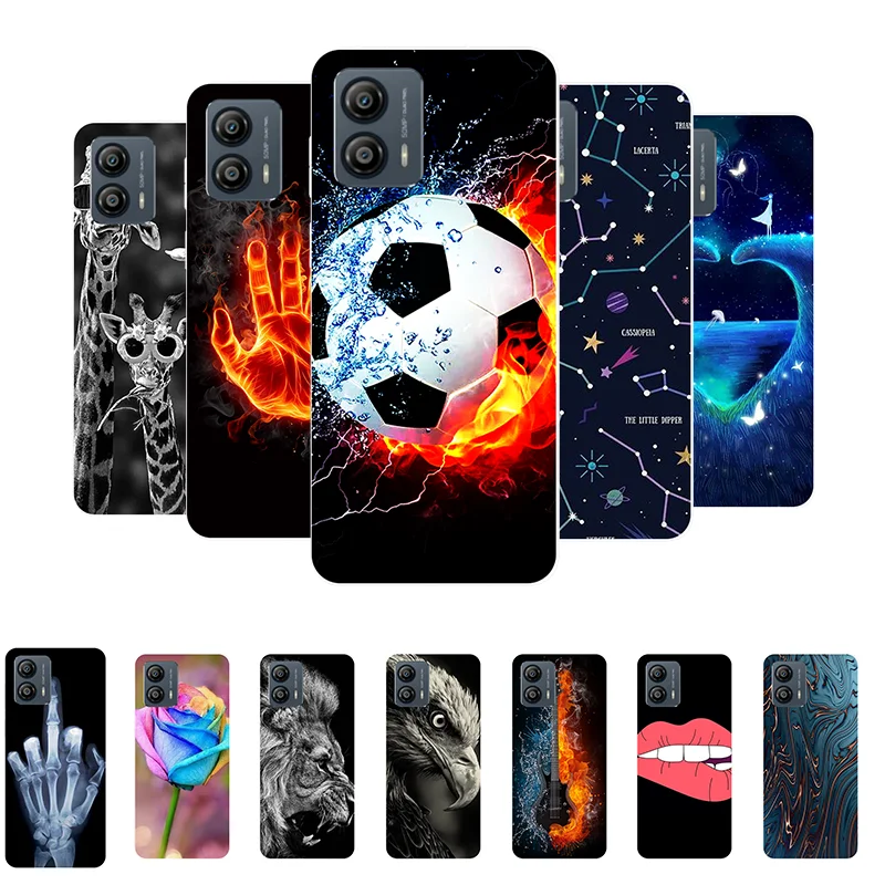 Per Moto G53 Case Football Soft Custodie Posteriori In Silicone Per Motorola Moto G53 5G G 53 Cover Per Telefono Per Motog53 Etui Funda