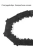 COSY Garden Tools Hand Pulled High Branch Saw Chain Outdoor Garden Pruning Tool Extended Serrated Hand Saw 4
