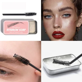 Cera per sopracciglia trasparente impermeabile durevole tridimensionale naturale non facile da rimuovere il trucco 1