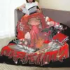 Makima Blankets Flannel All Season Portable Lightweight Throw Blankets for Sofa Couch Bedding Throws 3