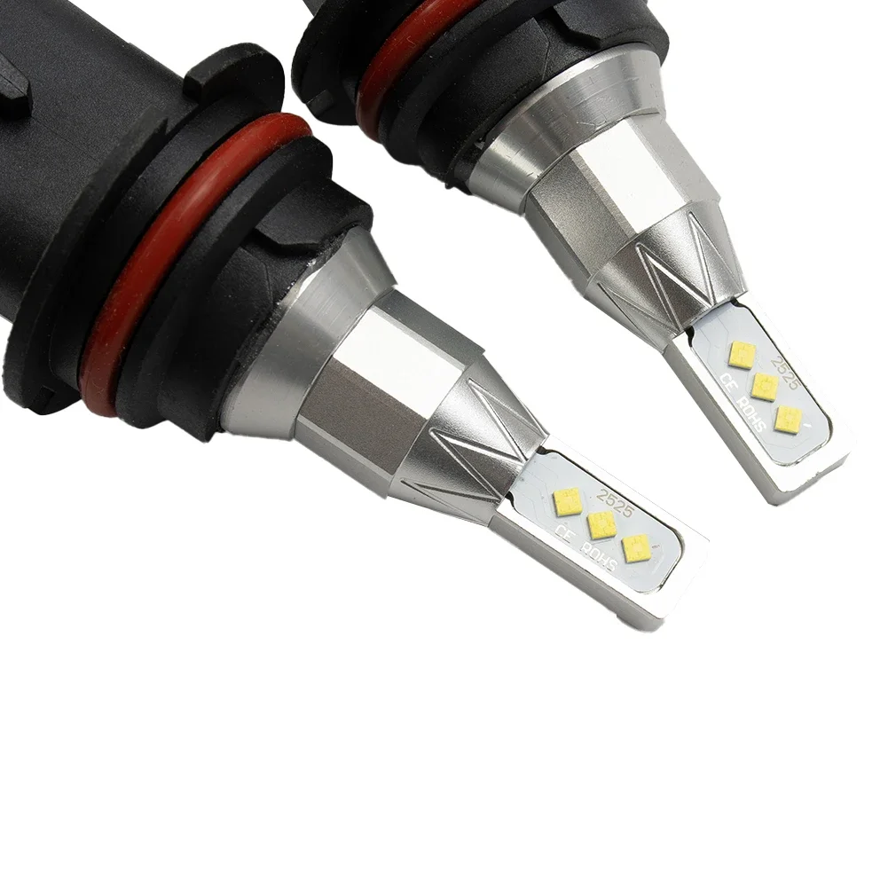 2pcs 9007 HB5 LED Headlight Bulbs High Low Beam 6000K White Fanless Bright 2X  DC9~30V 6000K  Parts Accessories Car Ruck