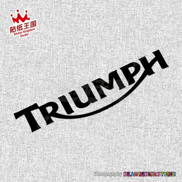 STICKERS CASQUE TRIUMPH RÉFLÉCHISSANT LOGO