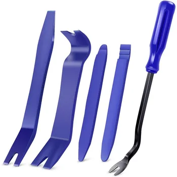 Set di strumenti manuali per auto Kit di strumenti per smontaggio auto Riparazione stereo Strumento di riparazione DVD Strumento per la rimozione del cruscotto Pannello di rivestimento in plastica interna 1