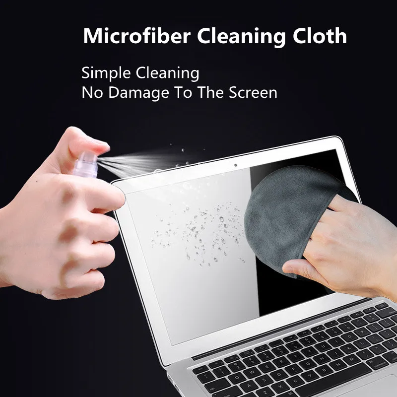 

Microfiber Cleaning Cloth Laptop Screen Cleaning Kit Mobile Phone Car Flat Fiber Cleaning Cloth Display Screen Home Appliance
