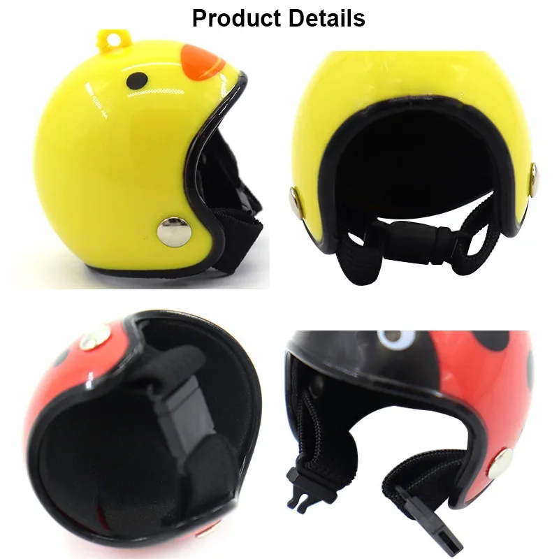 Chicken Helmet Funny Chicken Helmet Small Bird Duck Quail Hard Hat Headgear for Hens Head Pet Supplies