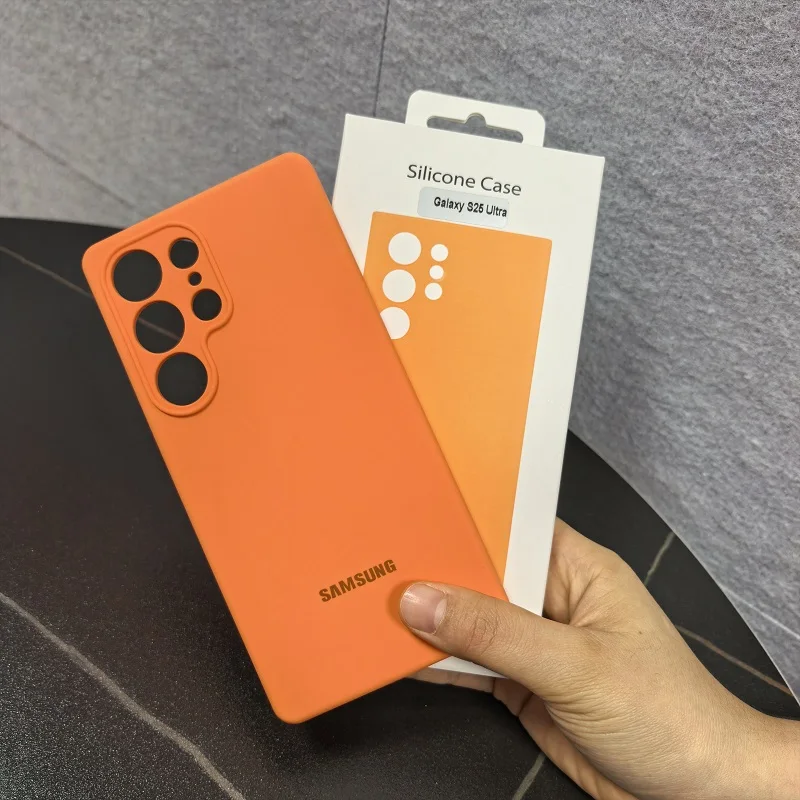 Solid Color Liquid Silicone Shockproof Back Cover