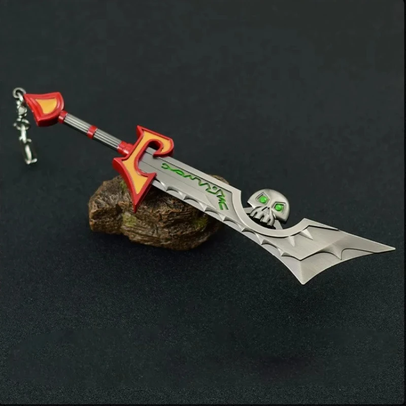 World of Warcraft  Ashbringer Magni Bronzebeard Sword 18cm Metal Game Peripheral Arts and Crafts Ornaments Weapon Model Gifts 3