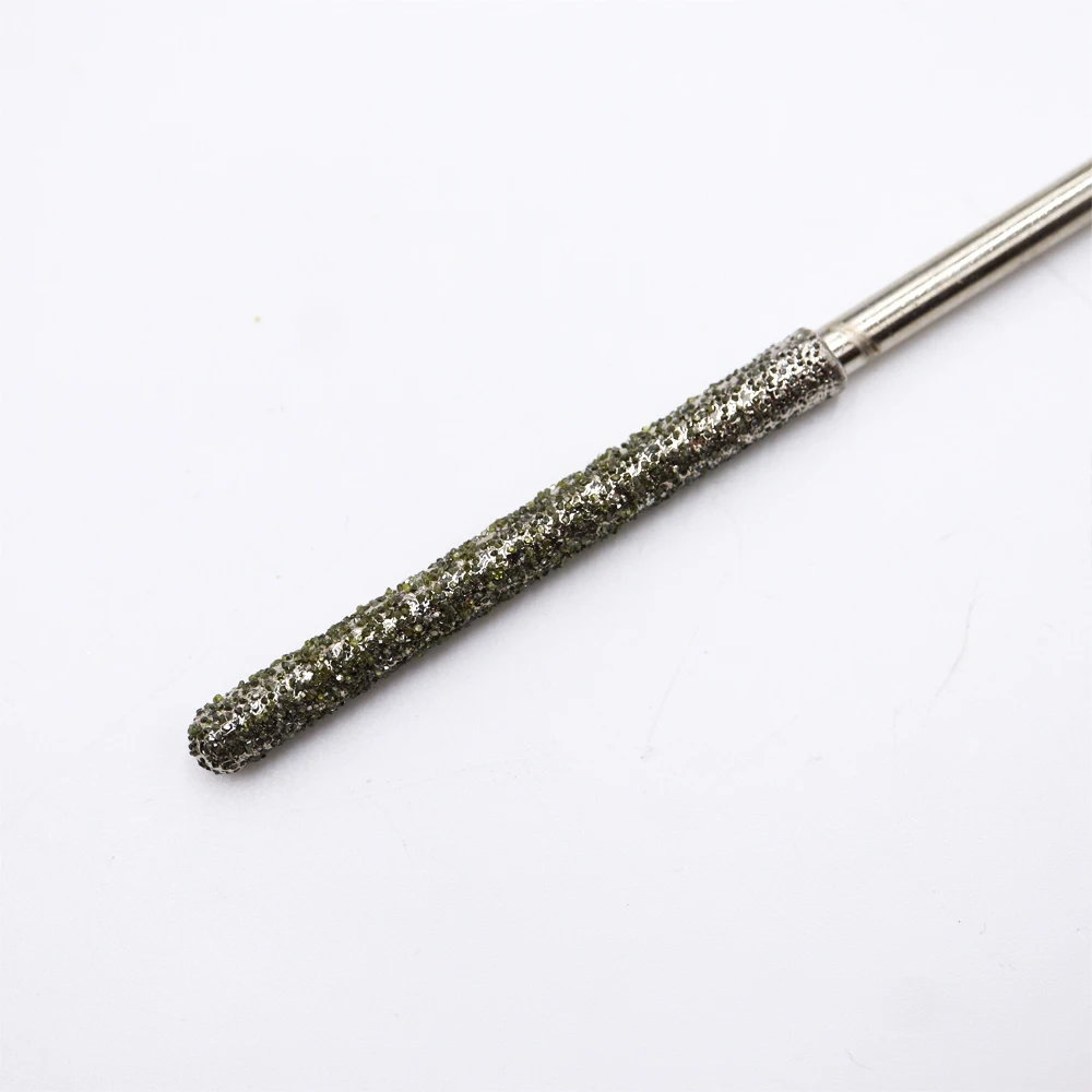 Grinding Burr shank 4mm 80mm ultra-long diamond peeling bits Mesh 40# 60# grinding burr trimming bits 4pcs/pack