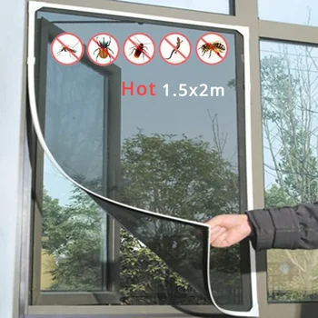 Flipper Zero – moustiquaire magnétique d'intérieur, pour porte, Textile de maison, rideaux de fenêtre, bricolage, maille de jardin. Lit anti-insectes autocollant 1