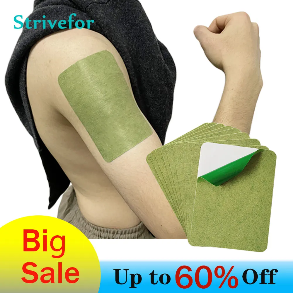 

8pcs Arthritis Pain Patch Wormwood Medical Plaster Soothing Muscles Body Relaxation Chinese Herbal Stickers Health Care BT0067