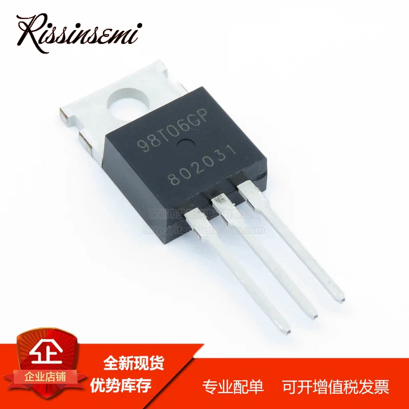 

30 шт. Φ 98T06GP TO-220 80A 60V полевой МОП-транзистор, Новинка