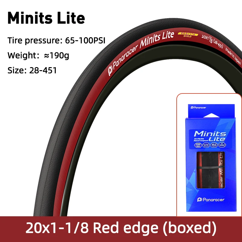 Panaracer Minits Lite 20×1 1/8（28-451）2本 パナレーサー パナレーサー ミニッツライト F20125BAX-MNL4