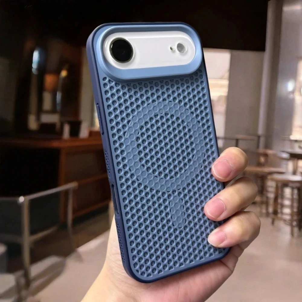 Luxury Magnetic Heat-Dissipating Phone Case with Shockproof Breathable Design