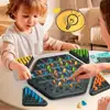 Chain Triangle Chess Game Chain Triangle Game Exercise Thinking Toys Interactive Peg Game Triggle Board Game 5