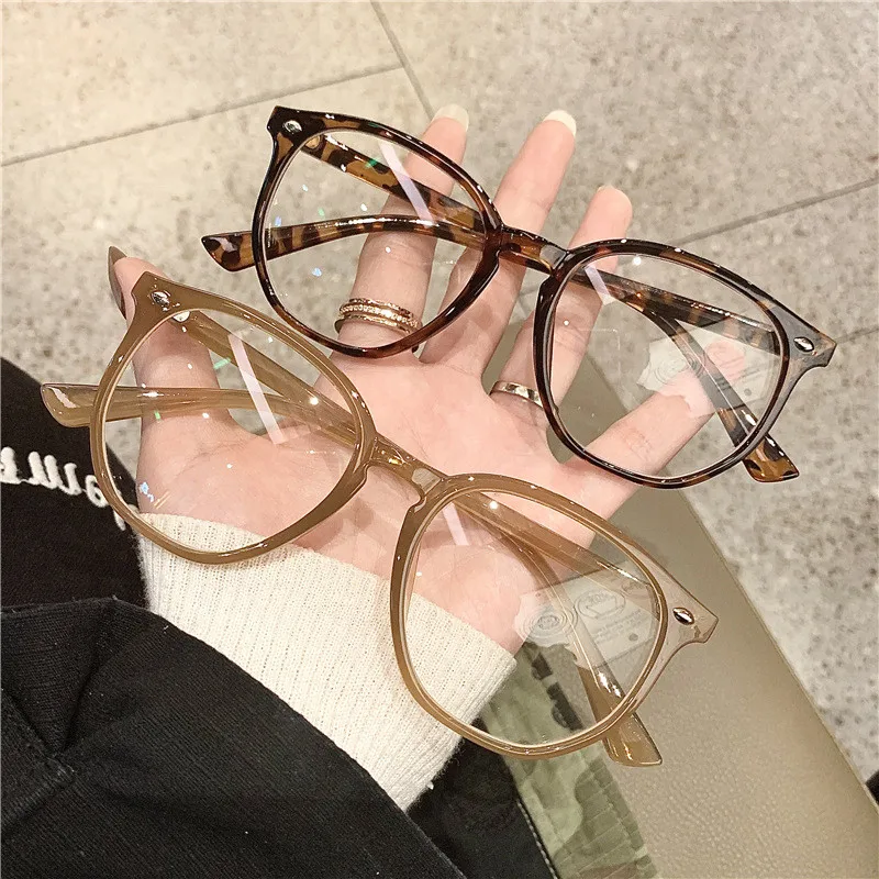 

Reasting Lenses Computer Glasses Female Trend Square Frame Myopia Glasses Men Womenanti-radiation Short-sighted Eyeglasses