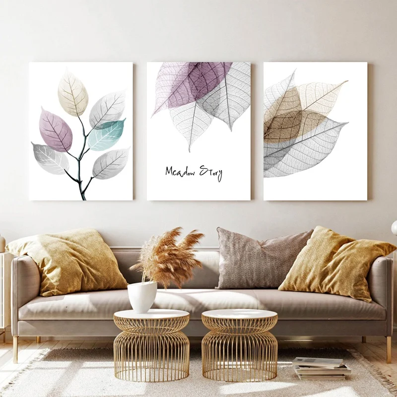 3PCS Modern Abstract Geometric Shape with Frame Canvas Painting Nordic Living Room Interior Decor Poster Wall Art Picture Decor