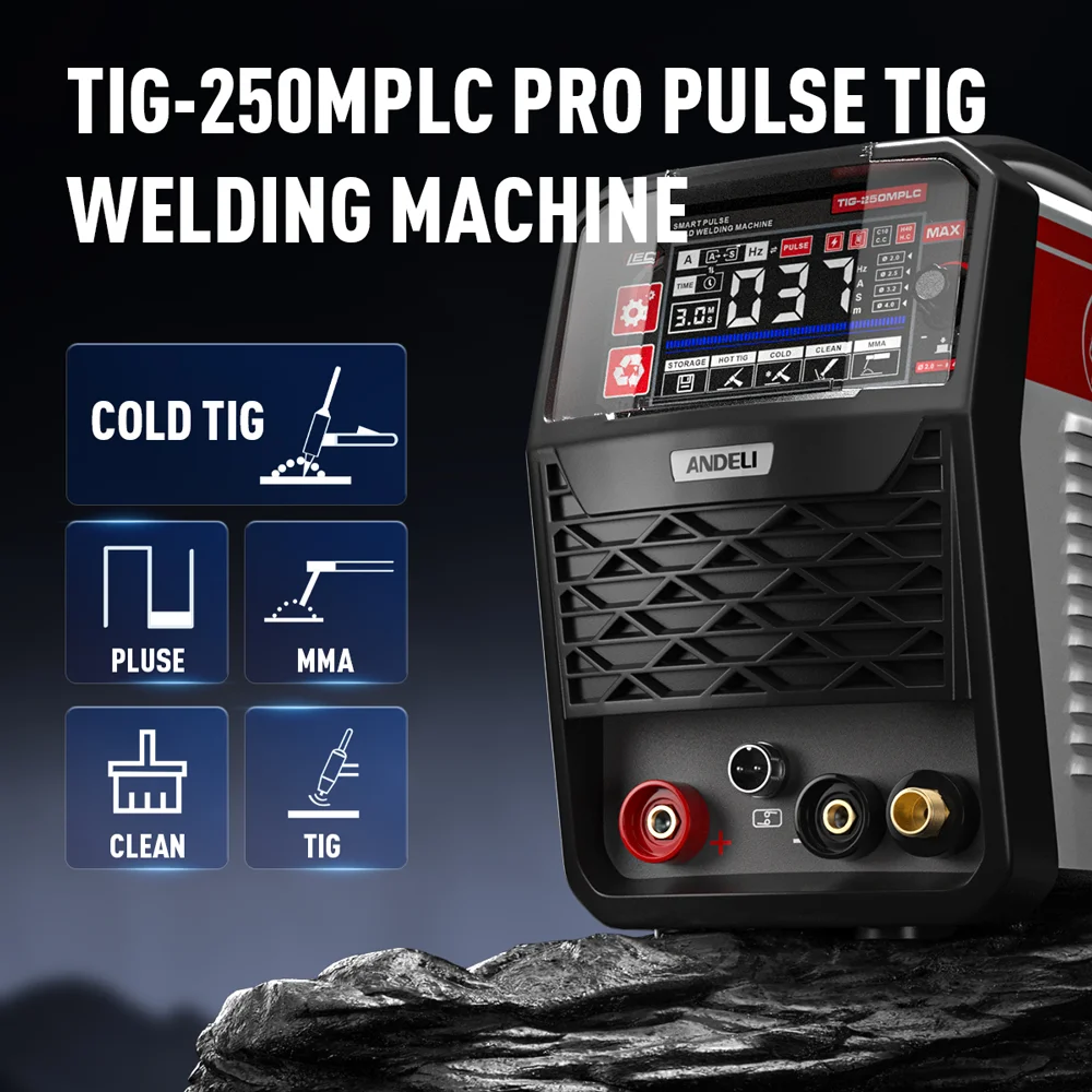 ANDELI 110/220V TIG Welding Machine HF TIG Pulse MMA Clean Cold Welding IGBT Inverter ARC Welder 4 in 1 Multiprocess TIG Welder 2