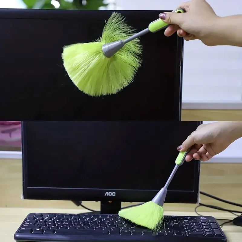 Keyboard Cleaning Brush New Computer Keyboard Dust Brush Dusting Brush Mini Duster Remover Cleaning Product Supplie Home Office Cleaner