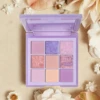 9 Colors Eyeshadow Tray Longlasting High-Shimmer Pearly Eye Makeup Matte Glitter Mystery Purple High Pigment Eyeshadow Palette 5