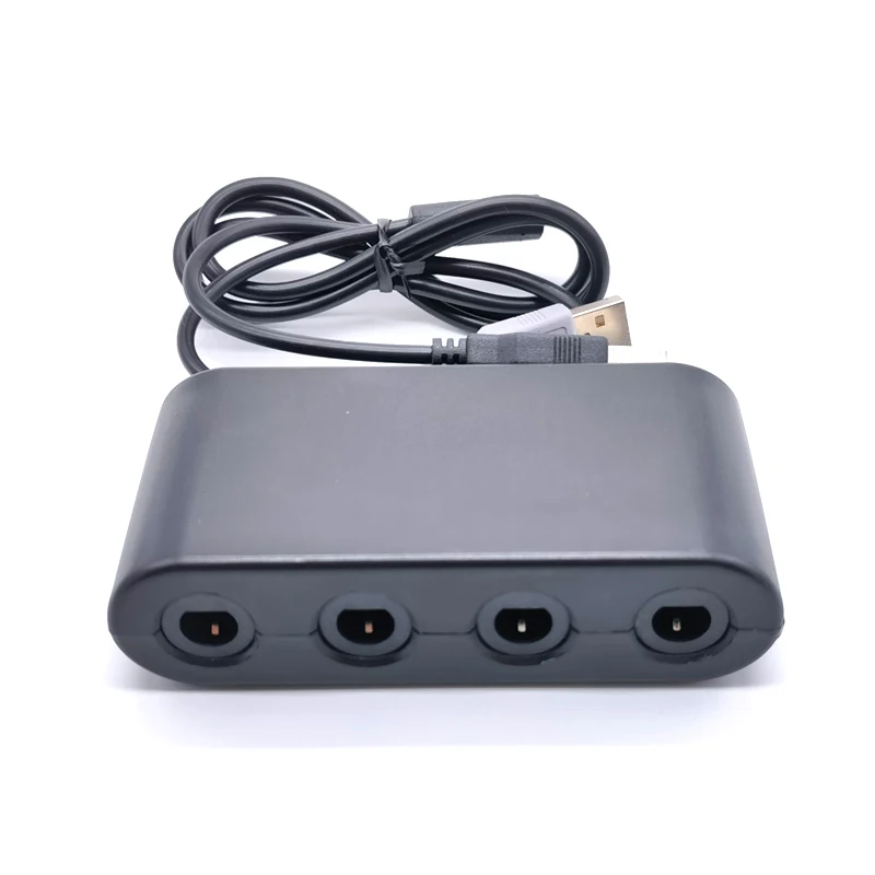 Game Dock Adapter Game Hub 4 Ports Game Converter for GameCube GC Controller USB Adapter for Nintend Switch NGC/Wii u/PC Star Fighting