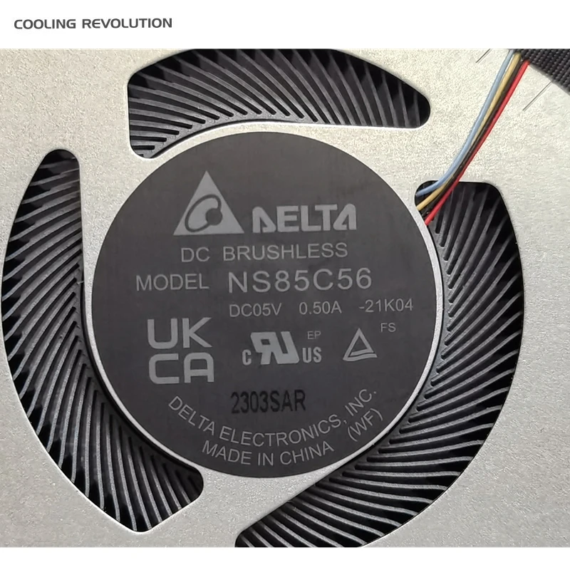 Ventilador de Refrigeração Portátil para Asus Asus Zenbook Pro 15 Ux535l Ux535lh Ux535li Oled Um535q Um530qe 13nb0rx0t01021 13nb0rx0t02023 Ns85c56 Novo - Imagem 3