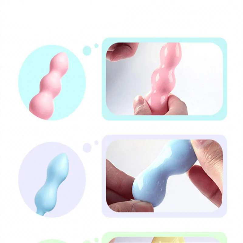 Weicher Silikon Analplug Mit Zugperlen Für Einsteiger_voghion.com