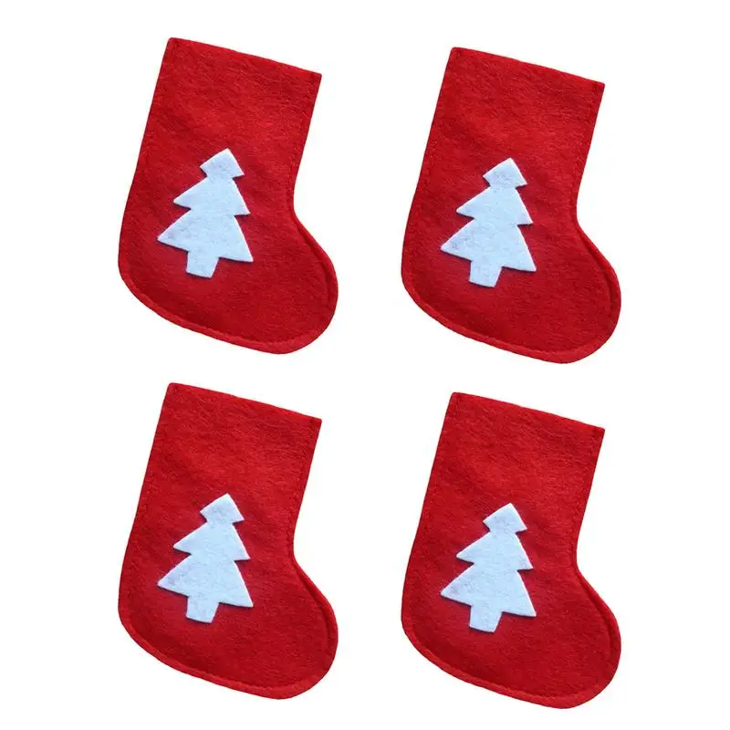 

4 шт., детские рождественские носки