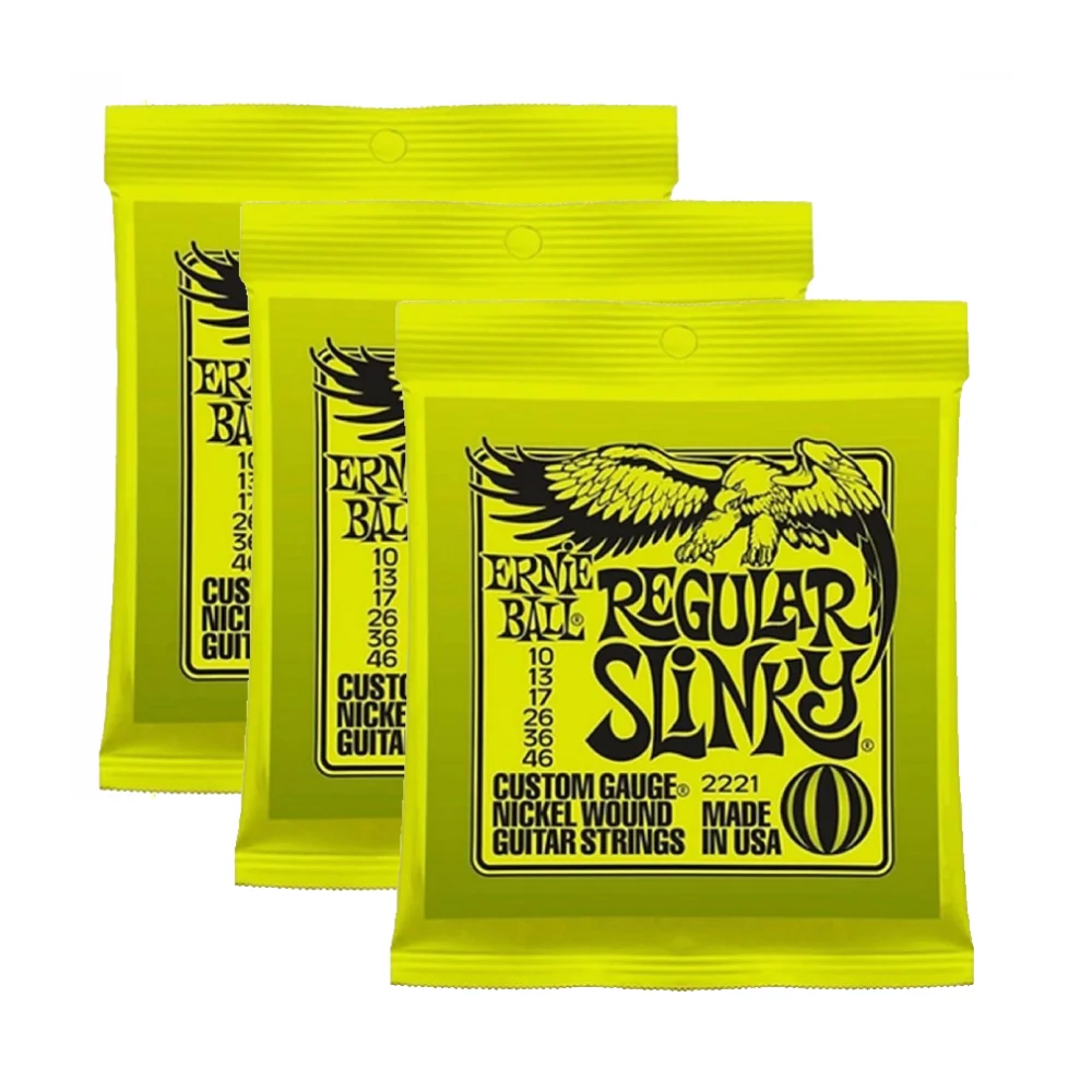 

3 PCS Original Ernie Ball Strings Electronic Guitar Strings 2220 2221 2222 2223 2225 2215 Acoustic Guitar Chords Accessories