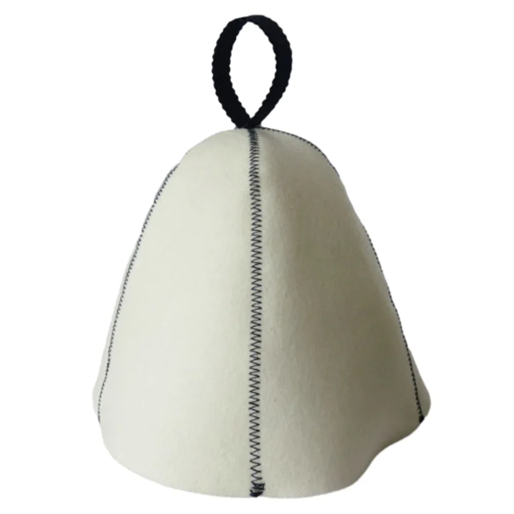 Pure Wool Felt Sauna Hat Russian Banya Cap For Saunahut Bath Shower House Head Protection Sauna Vaporarium Accessories sauna hats