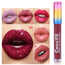 

CmaaDu Diamond Illusion Shiny Matte Metallic Lip Gloss Lipstick