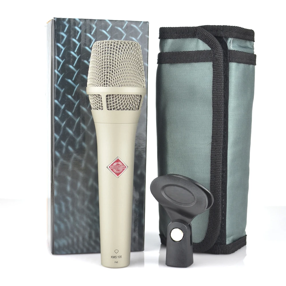 Free Shipping Top Quality KMS105 Handheld Vocal Condenser Microphone condensador microfone gaming mic kms105